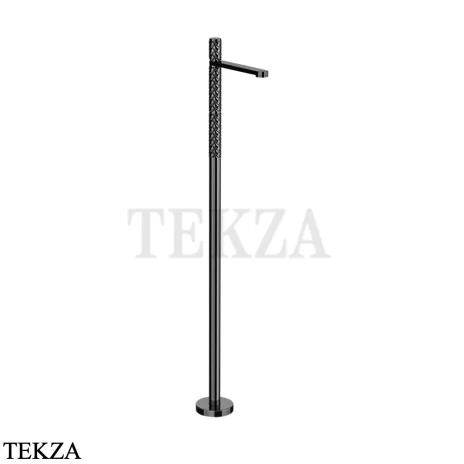 Gessi Pelle Tresse Смеситель для раковины напольный, внешняя часть 78095-706, Black Metal PVD