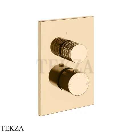 Gessi Habito TRAME Смеситель для душа 2 потока, внешняя часть 70331-735, Warm Bronze PVD