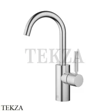 Dornbracht Meta Смеситель для раковины поворотный, с донным клапаном 33510661-93, Brushed Chrome