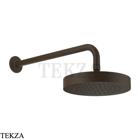 Gessi INCISO SHOWER Верхняя душевая лейка с кронштейном 58185-845, Dark Bronze