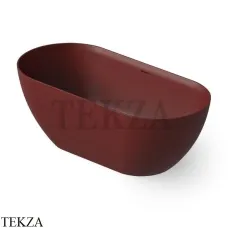Dea Design Edge Ванна отдельностоящая овальная 160x75 Solid Surface DD8919 1600 17, Red Wine №17