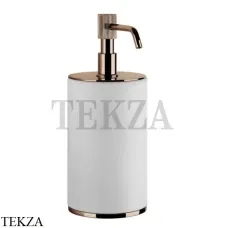 Gessi VENTI20 Дозатор для жидкого мыла настольный белый 65437-030, Copper PVD