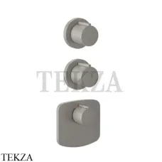 Gessi Ingranaggio-Anello Термостат для душа, 2 потока, внешняя часть 43234-147, Chrome Brushed