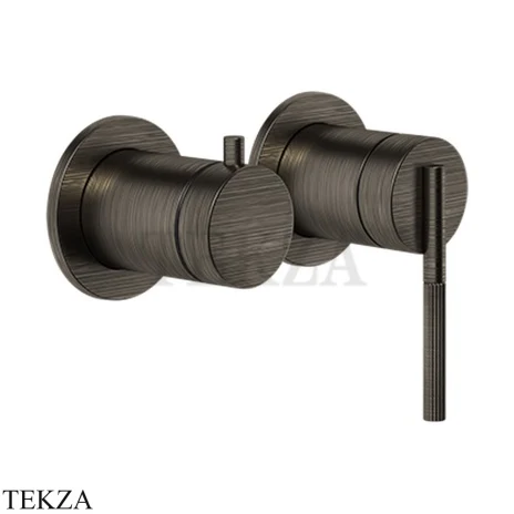Gessi INGRANAGGIO Смеситель для душа, 2 потока, внешняя часть 63580-187, Aged Bronze
