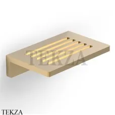 Decor Walther MIKADO DW 910 Мыльница-решетка настенная 0859582, золото матовое