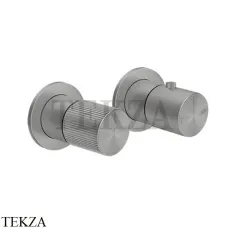 Gessi Habito RIGATO Термостат для душа на 3 потока, внешняя часть 70536-149, Finox Brushed Nickel