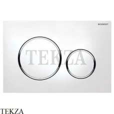 Geberit Sigma20 Клавиша смыва пластик 115.882.KJ.1, белый глянец/хром глянец