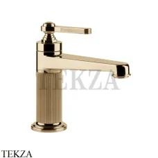 Gessi VENTI20 Смеситель для раковины, с донным клапаном 65001-735, Warm Bronze PVD