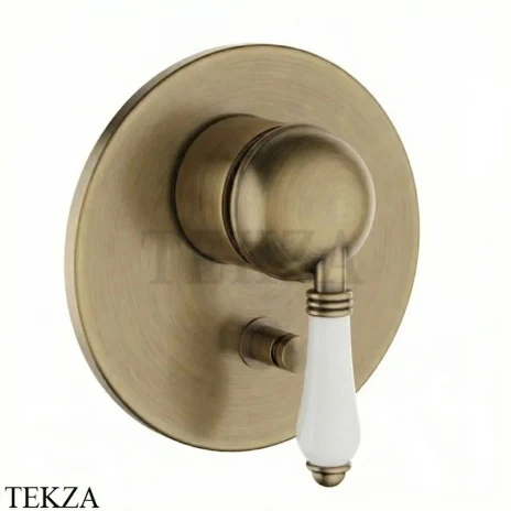 Nicolazzi P.Mont Blanc Смеситель для душа. 2 потока, внешняя часть, 3460EXTBZ76, бронза classic