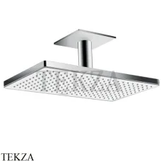 Hansgrohe Rainmaker Select 460 1jet Верхний душ, с держателем 24002400 белый/хром Hansgrohe Rainmaker Select 460 1jet Верхний душ, с держателем 24002400 белый/хром