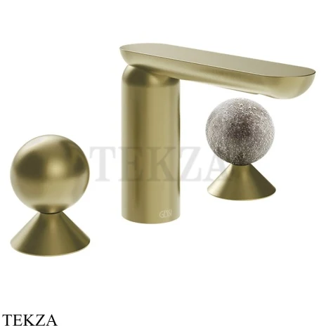 Gessi Perle Смеситель для раковины на 3 отв., без гарнитура 74065-727, шампань Brushed