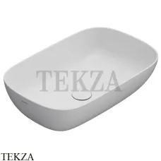 GLOBO T-EDGE Раковина накладная B6R60BO, без перелива, белый матовый