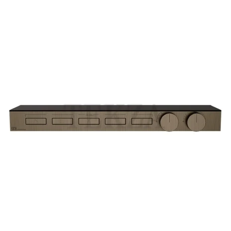 Gessi HI-FI Термостатический смеситель с полочкой, на 5 потоков, внешняя часть 63028-761, бронза Coffee