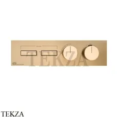Gessi HI-FI Термостатический смеситель на 2 потока, внешняя часть 63012-735, Warm Bronze