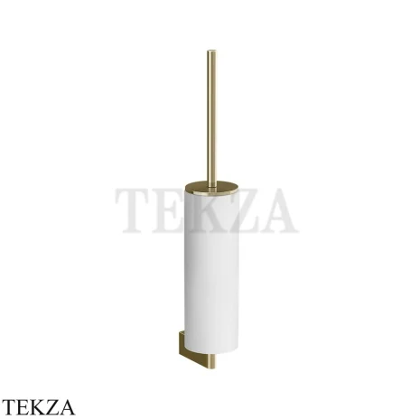 Gessi Origini Туалетный ершик настенный, белый 66419-710, Brass PVD