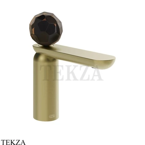 Gessi Perle Смеситель для раковины, с донным клапаном 74251-727, шампань Brushed