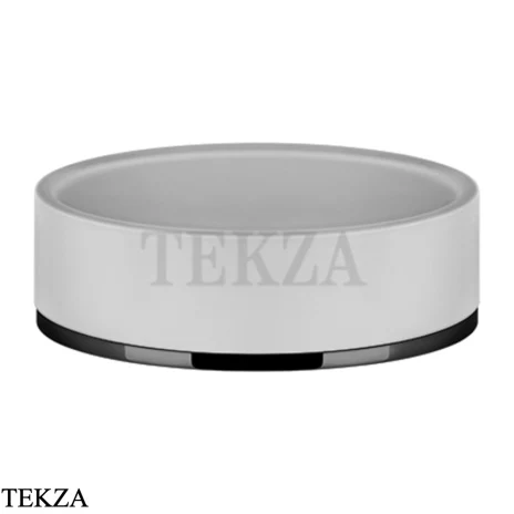 Gessi INCISO accessories Мыльница настольная, белый 58525-706, Black Metal PVD