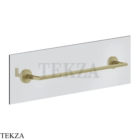 Gessi ANELLO Полотенцедержатель для крепления на стекло, 45 см 63826-727, Brushed Brass PVD