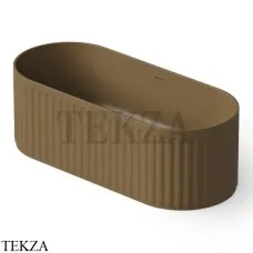 Dea Design Stripes Ванна отдельностоящая овальная 170x72 Solid Surface DD8804 1700 1, Dark Camel №1