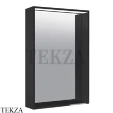 Keuco PLAN Зеркало с подсветкой 25 Watt сенсор (теплый белый-яркий дневной) 33097971000, вулканит сатин