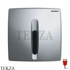 Geberit Basic Клавиша смыва для писсуара, питание от сети 115.817.46.5, Матовый хром, пластик