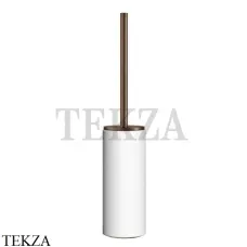 Gessi Ingranaggio-Anello Туалетный ершик напольный, композит белый 63743-708, Copper Brushed