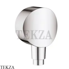 Hansgrohe Fixfit S Шланговое подсоединение с клапаном обратного тока 26453000, хром глянец