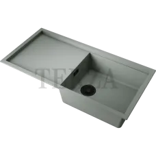 Omoikiri Sintesi 100 Кухонная мойка Artceramic прямоугольная с крылом 4997128 wind green