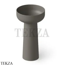 Dea Design Pedestal Basin Раковина напольная круглая Solid Surface DD2027 480 3, Grey №3