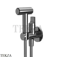 FIMA Carlo Frattini Гигиенический душ, смеситель, шланг 120 см F2320/4CS, Brushed black chrome