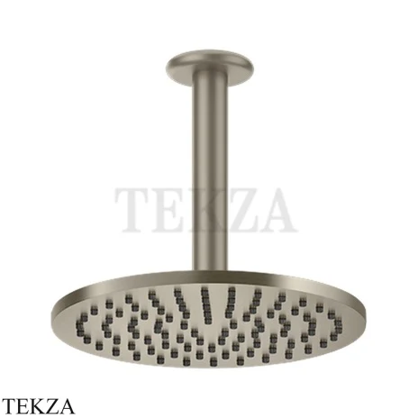 Gessi Goccia Душевая лейка 20,0 с потолочным креплением 33662-149, Finox Br. Nickel