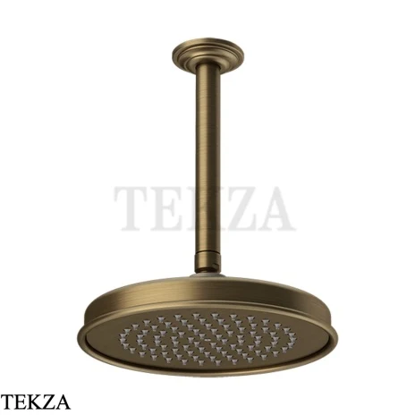 Gessi VENTI20 Верхний душ 200 с потолочным креплением под размер 65150-713, Antique Brass