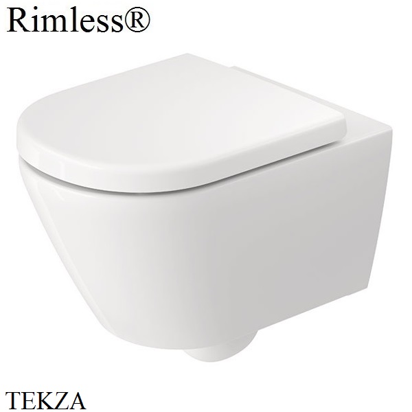 Duravit D-Code Унитаз подвесной, чаша без ободка 29030900212, белый глянец