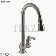 Kohler Artifacts Смеситель для кухни, с выдвижным душем K-99260-VS, яркая нержавеющая сталь