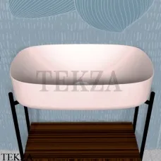 Scarabeo Moon Раковина накладная 5502, без перелива, Antique pink