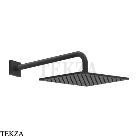 Gessi RILIEVO Верхняя душевая лейка с кронштейном 59158-299, Black XL