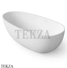 Dea Design Modern Ванна отдельностоящая овоидная 150x76 Solid Surface DD8608 1500 18, White №18
