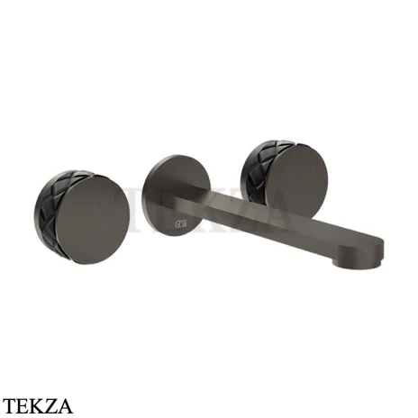 Gessi Pelle Tresse Смеситель для раковины, внешняя часть 78290-440, Nero/Black Metal Br. PVD