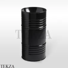 Kerasan Artwork Раковина свободностоящая BARREL, слив в стену, 474304 черный