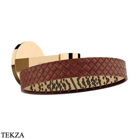 Gessi Pelle Tresse Верхняя лейка с кронштейном D30,5 см, 78248-430, Red Cherry/ Warm Bronze PVD