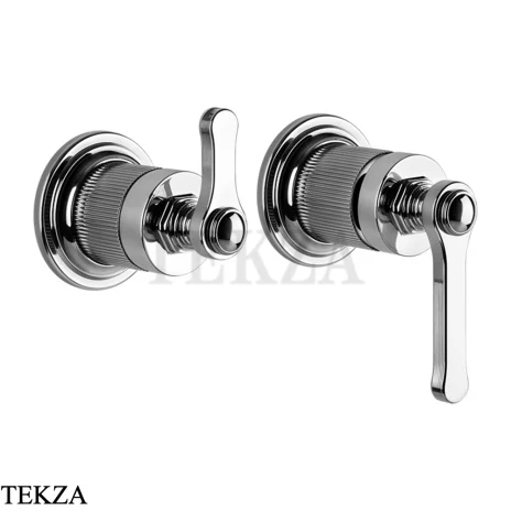 Gessi VENTI20 Смеситель для душа, 2 потока, вешняя часть 65038-031, хром глянец