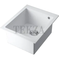 Omoikiri Bosen 41 Кухонная мойка Tetogranit прямоугольная 41-WH 4993144 белый