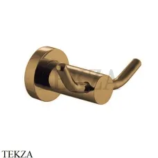 FIMA Carlo Frattini ROTOLA Крючок для полотенца двойной F6004/2ZS, Brushed Amber Bronze