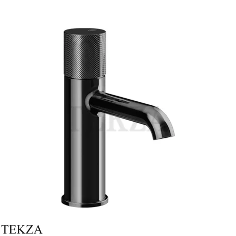 Gessi Habito DIAMANTATO Смеситель для раковины, без донного клапана 70602-706, Black Metal PVD
