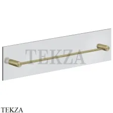 Gessi 316 ACCESSORIES Полотенцедержатель для крепления на стекло, 60 см 54925-727, Brushed Brass PVD