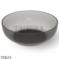 Dea Design Round Ванна отдельностоящая 150x150 см Glasstech DD8610 1500 R4, Smoky Black R4