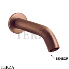 Gessi 316 FLESSA Электронный настенный смеситель внешняя часть 54015-708, Copper Brushed