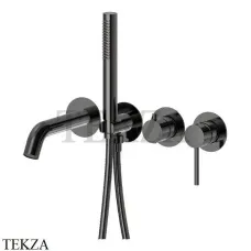 Newform XT Смеситель для ванны с гарнитуром, внешняя часть 4262E.58.063, PVD Gun Metal