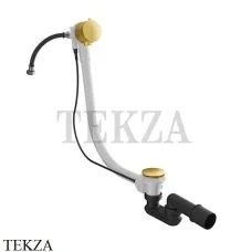 Gessi Колонна сливная для ванны, наполнение через перелив 01080-716, Gold Br. PVD