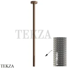 Gessi 316 CESELLO Излив для раковины потолочный 54499-708, Copper Brushed